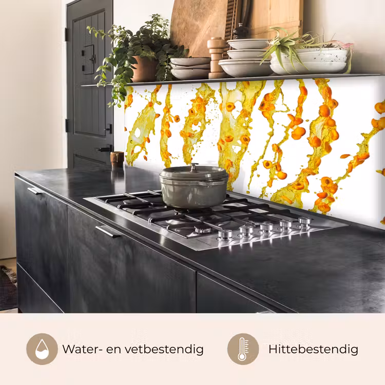 Keuken achterwand - Oranje - Geel - Splash - Fruit — 3