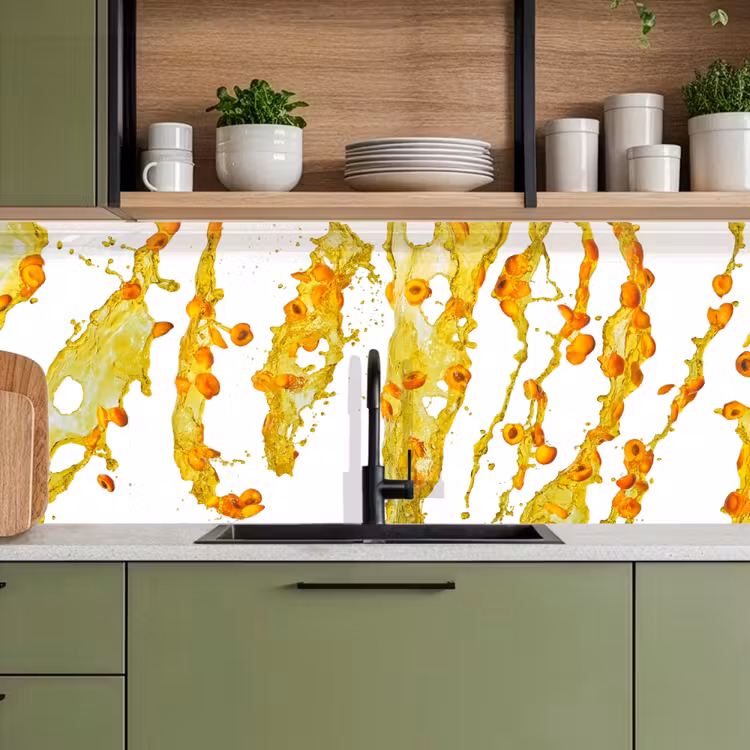 Keuken achterwand - Oranje - Geel - Splash - Fruit — 5