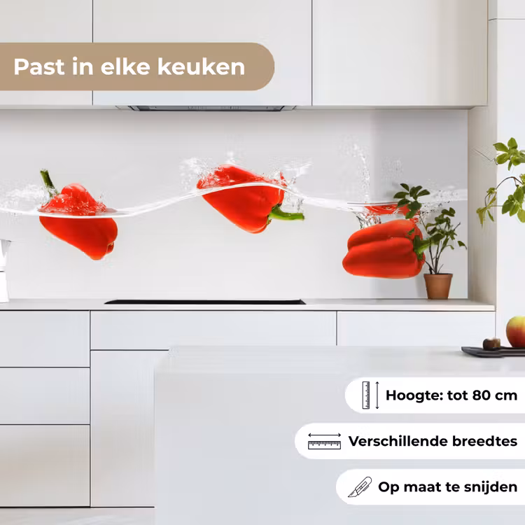 Keuken achterwand - Splash - Groente - Rood — 4
