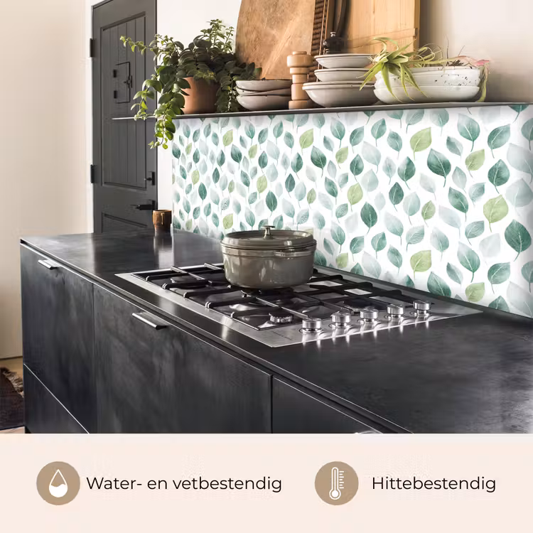 Keuken achterwand - Blad - Mix - Fris - Groen — 3