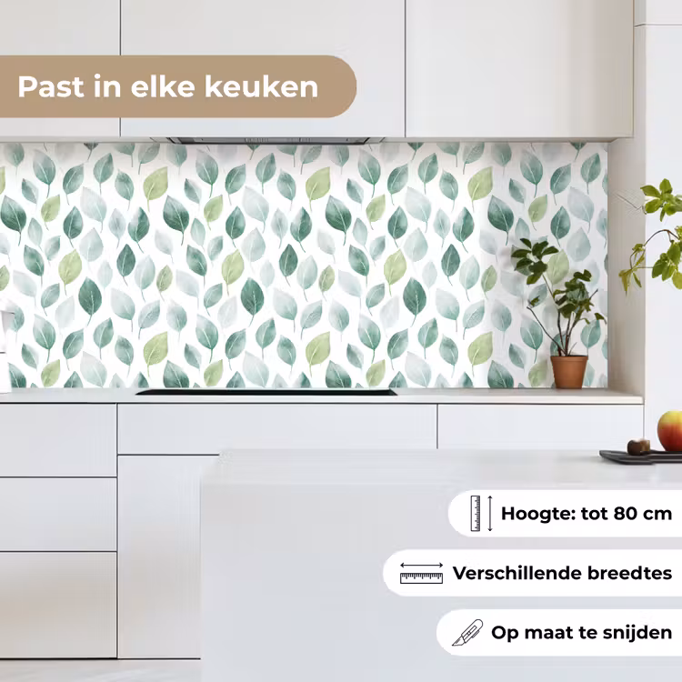 Keuken achterwand - Blad - Mix - Fris - Groen — 4