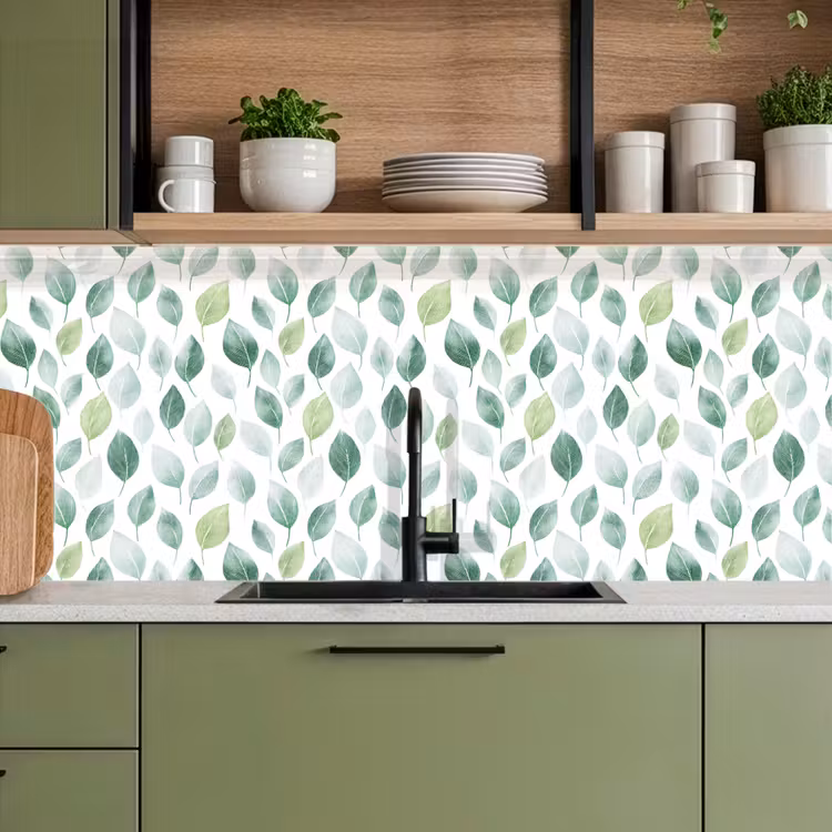 Keuken achterwand - Blad - Mix - Fris - Groen — 5