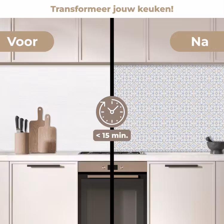 Keuken achterwand - Tegel - Patroon - Meerkleurig — 2