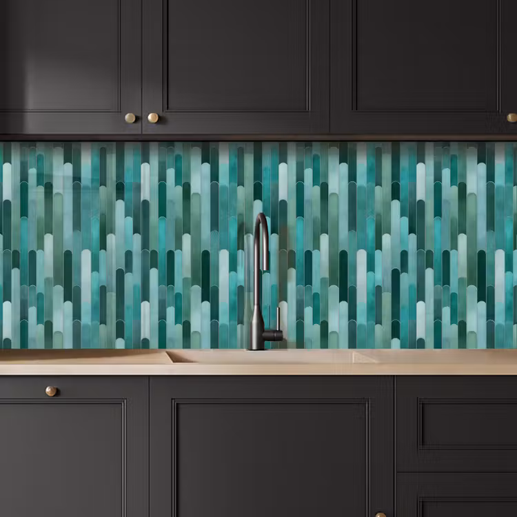 Keuken achterwand - Tegels - Langwerpig - Turquoise — 6