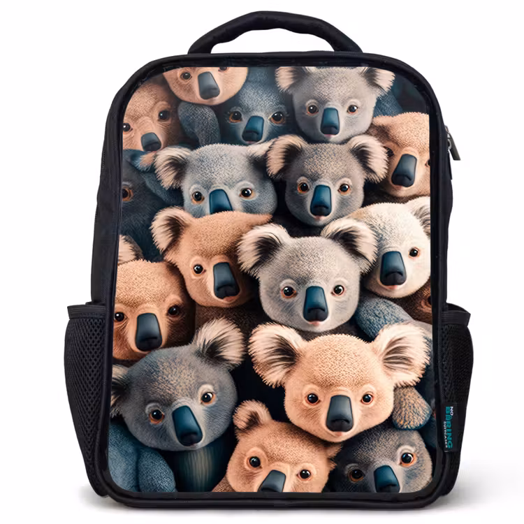 Kinderrugzak - Zwart - Koala Kapriolen — 1