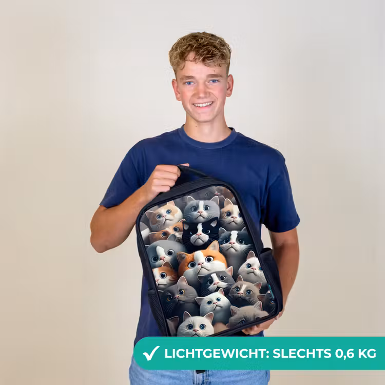 Kinderrugzak - Zwart - Snoezige Snuitjes — 2
