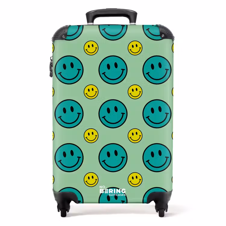 Koffer - All smiles groen — 1
