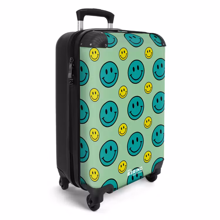 Koffer - All smiles groen — 2