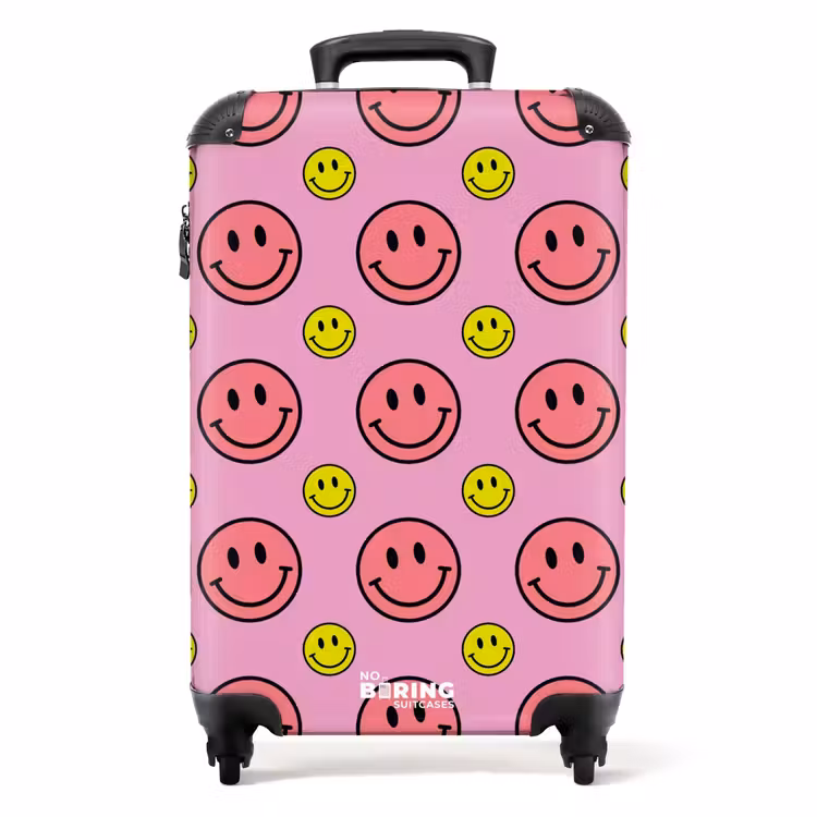 Koffer - All smiles roze — 1