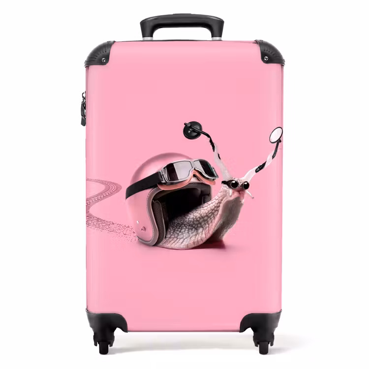 Koffer - Escar-Go - Roze — 1