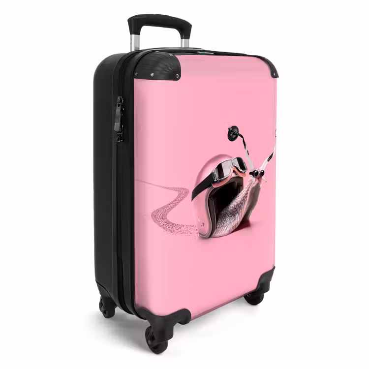 Koffer - Escar-Go - Roze — 2