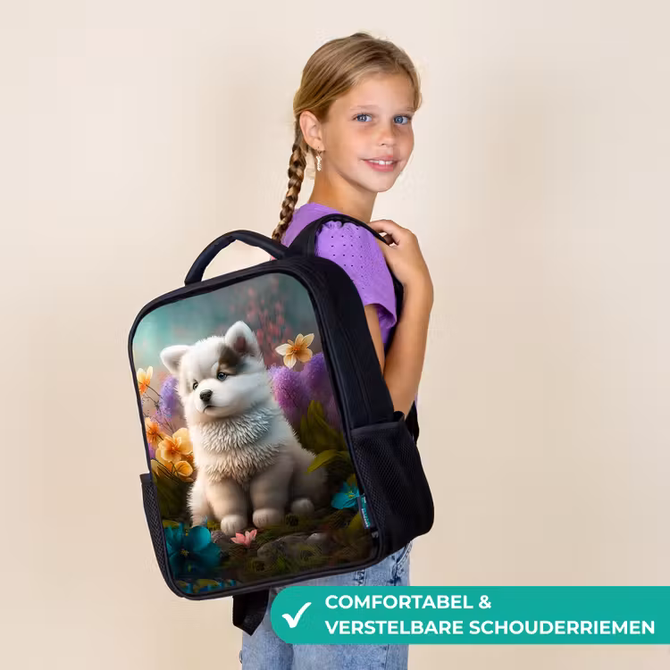 Kinderrugzak - Zwart - Fluffy Franky — 3