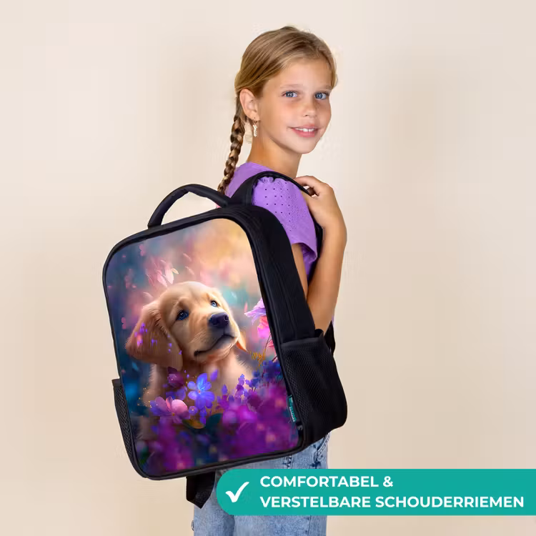 Kinderrugzak - Zwart - Rudy Retriever — 3