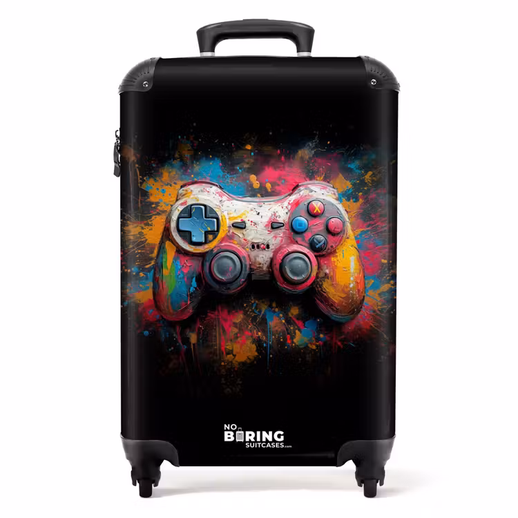 Koffer - Game Controller Bedekt met Verf — 1