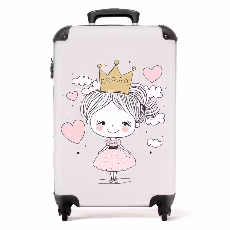 Koffer - Kleine prinses met hartjes — 1