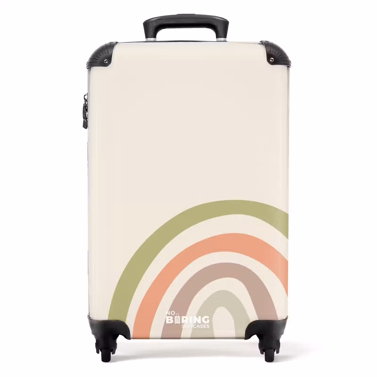 Koffer - Ruwe regenboog pastel — 1