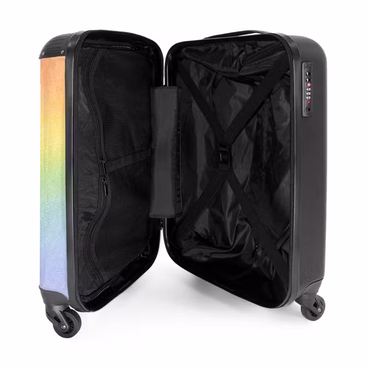 Koffer - Pastel regenboog — 4