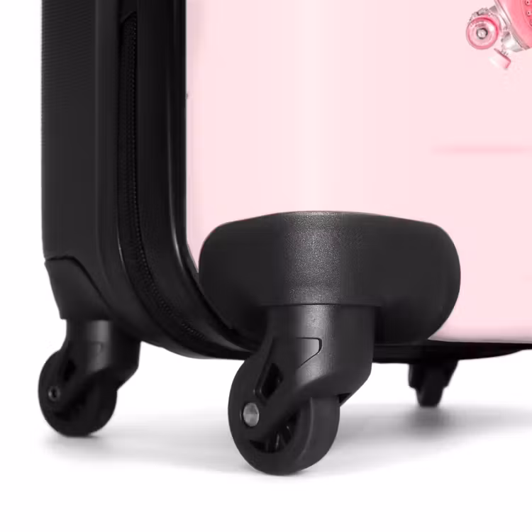 Koffer - Roze rollerflamingo — 6
