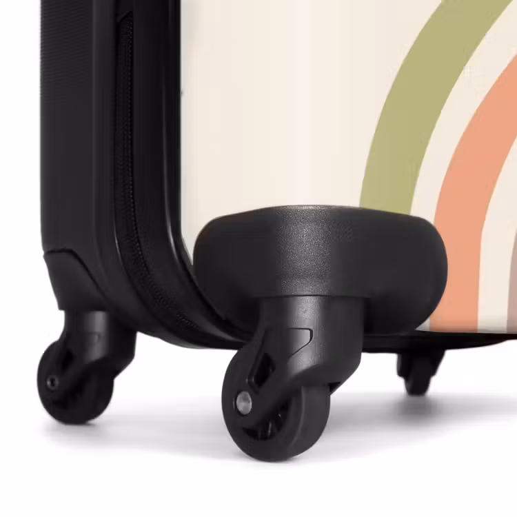 Koffer - Ruwe regenboog pastel — 6
