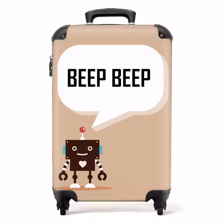 Koffer - Talking robot beige — 1