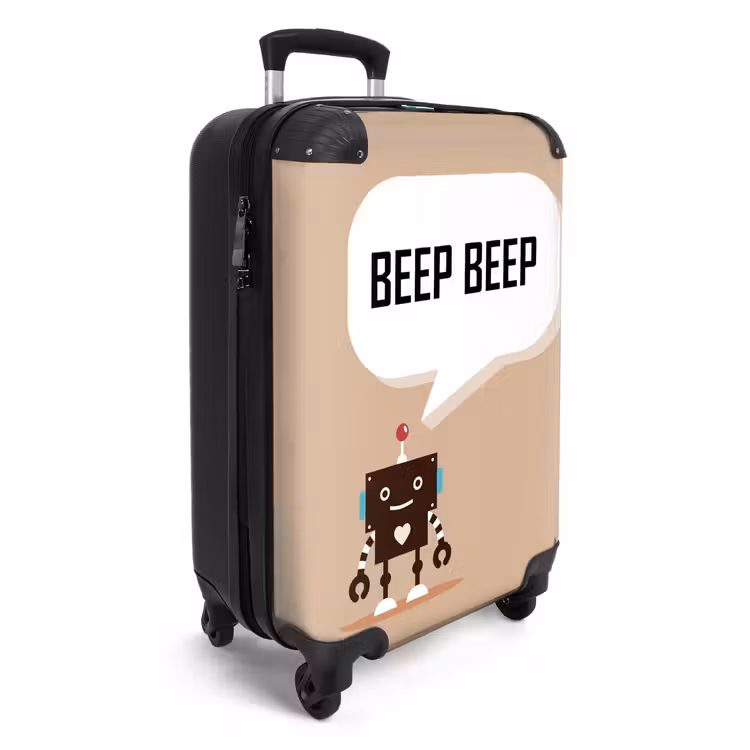 Koffer - Talking robot beige — 2