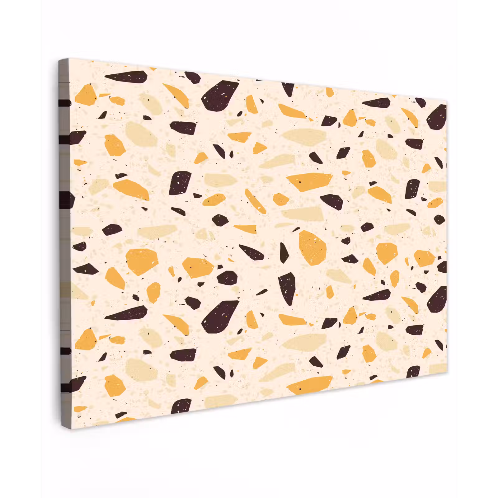 Buiten canvas - Terrazzo - Patroon - Geel - — 1