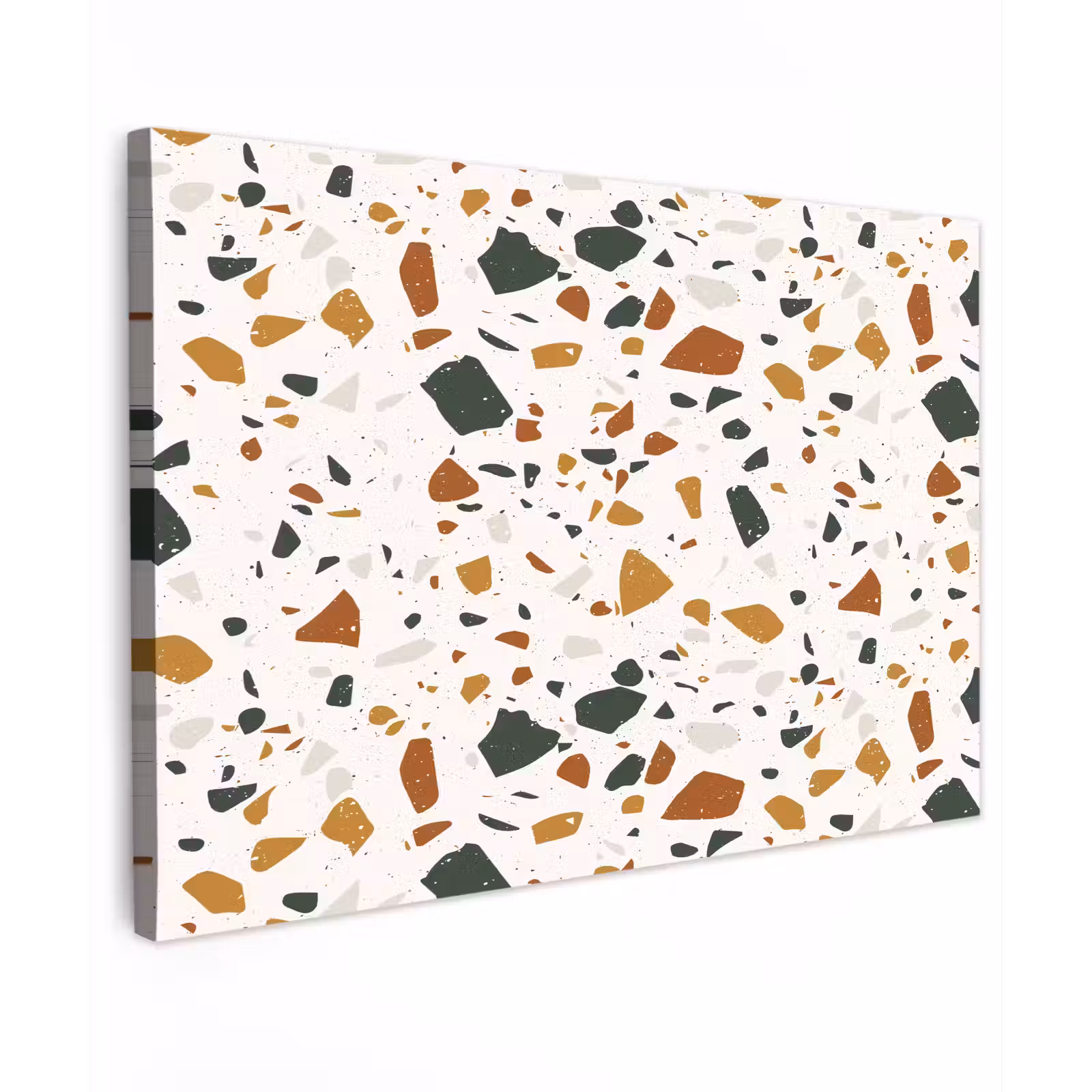 Buiten canvas - Terrazzo - Patroon - Wit - Terra — 1