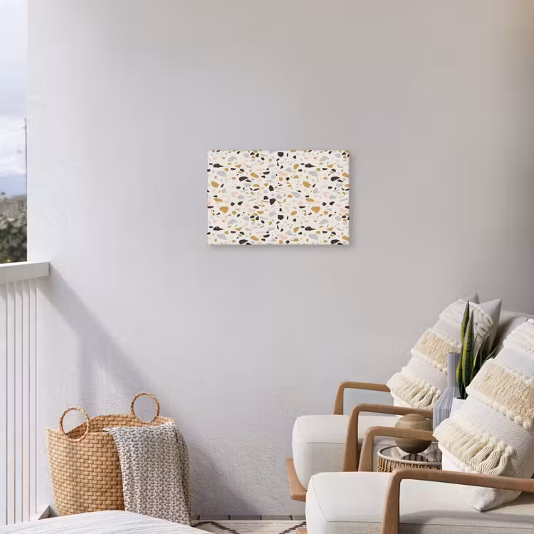 Buiten canvas - Terrazzo -  Patroon - Neutraal - Zacht - Multi — 4