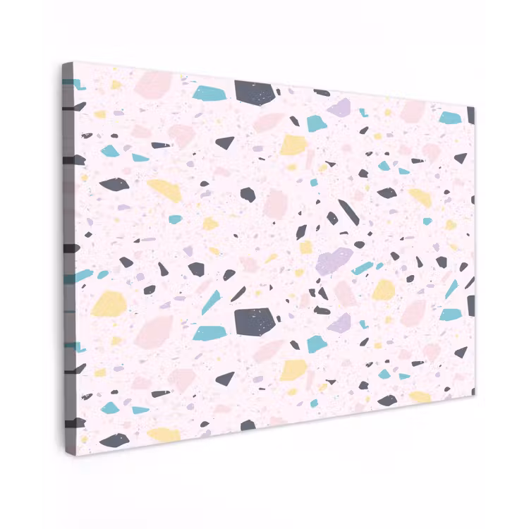 Buiten canvas - Terrazzo - Patroon - Zacht - Snoep — 1
