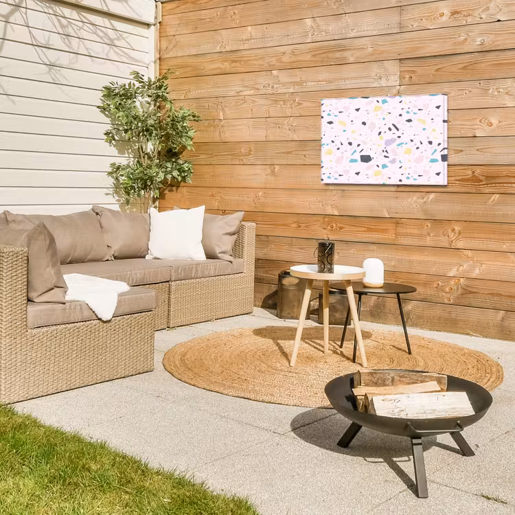 Buiten canvas - Terrazzo - Patroon - Zacht - Snoep — 5