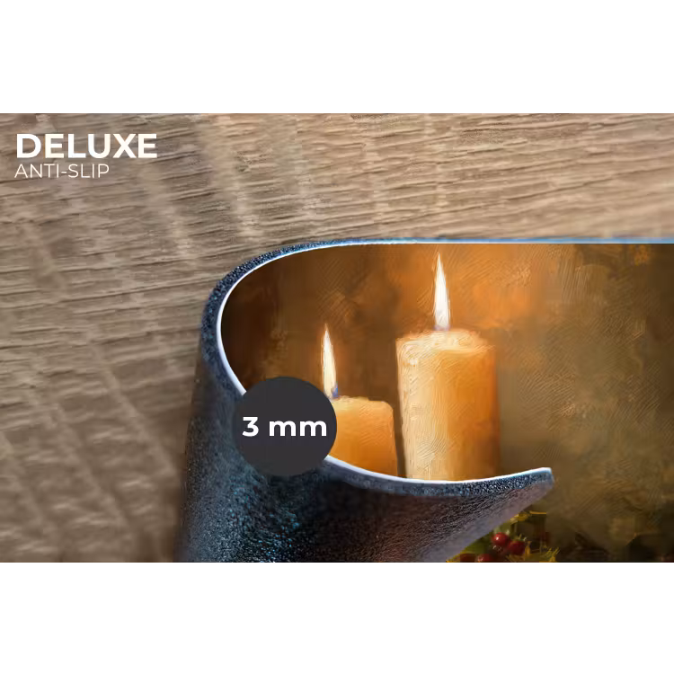 Placemat - 6 stuks - Kaarslicht - Kerst - Veelkleurig — 4