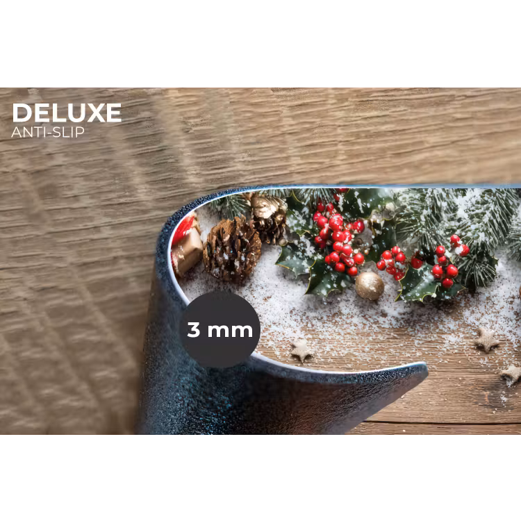 Placemat - 6 stuks - Kerstdecoratie - Geschenken - Hout - Veelkleurig — 4