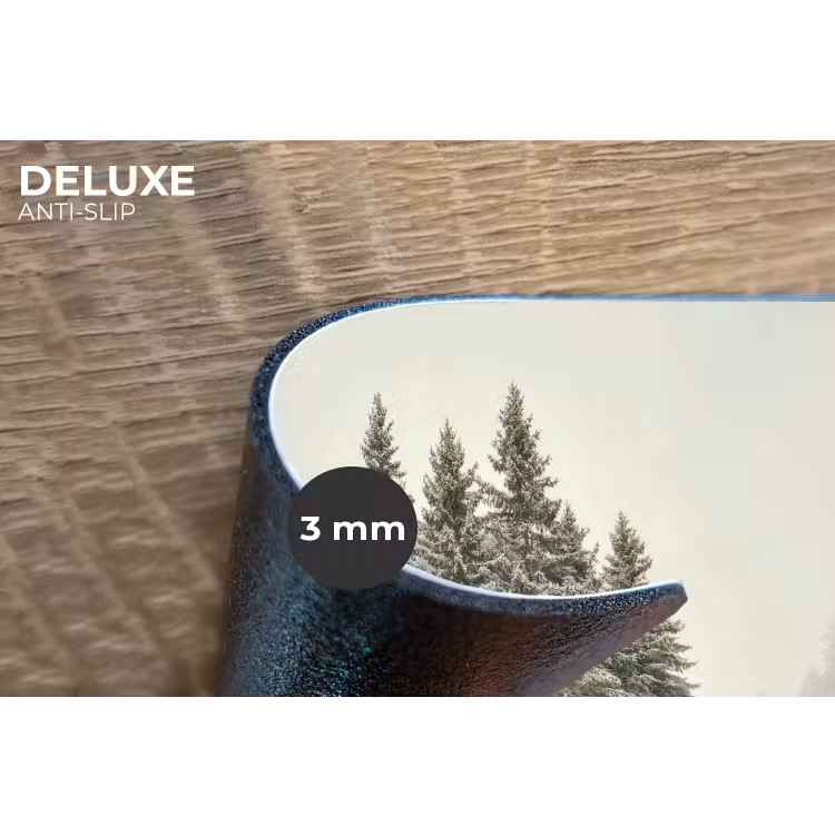 Placemat - 6 stuks - Bomen - Sneeuw - Wit — 4