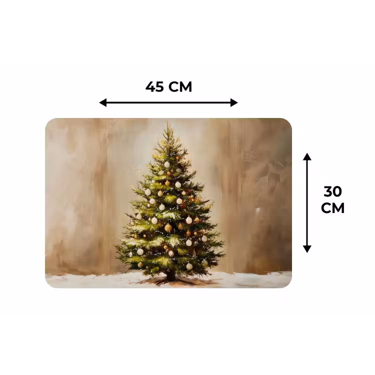 Placemat - 6 stuks - Kerst - Sfeer - Groen — 3