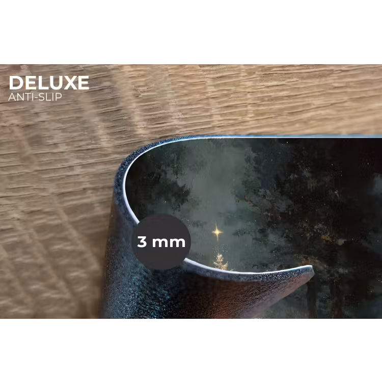 Placemat - 6 stuks - Kerstboom - Bos - Sneeuw - meerkleurig — 4