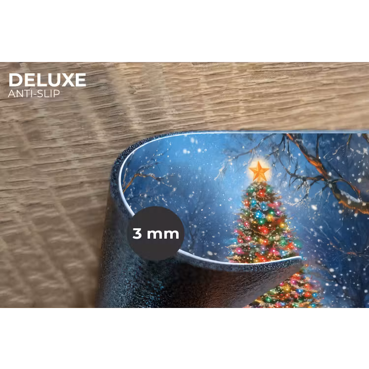 Placemat - 6 stuks - Kerstwonder - Winteravond - Kleurrijk — 4