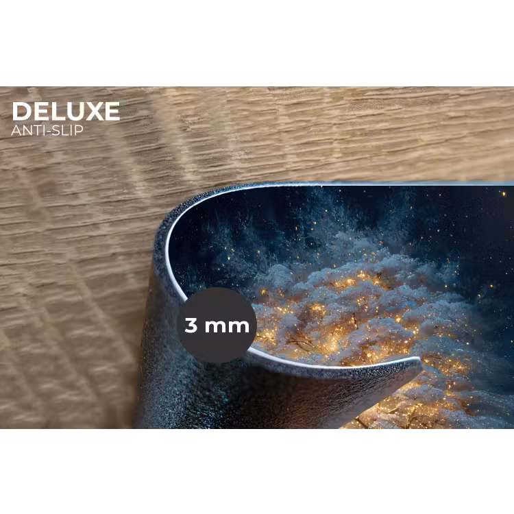 Placemat - 6 stuks - Levensboom - Nacht - Donker - Blauw — 4