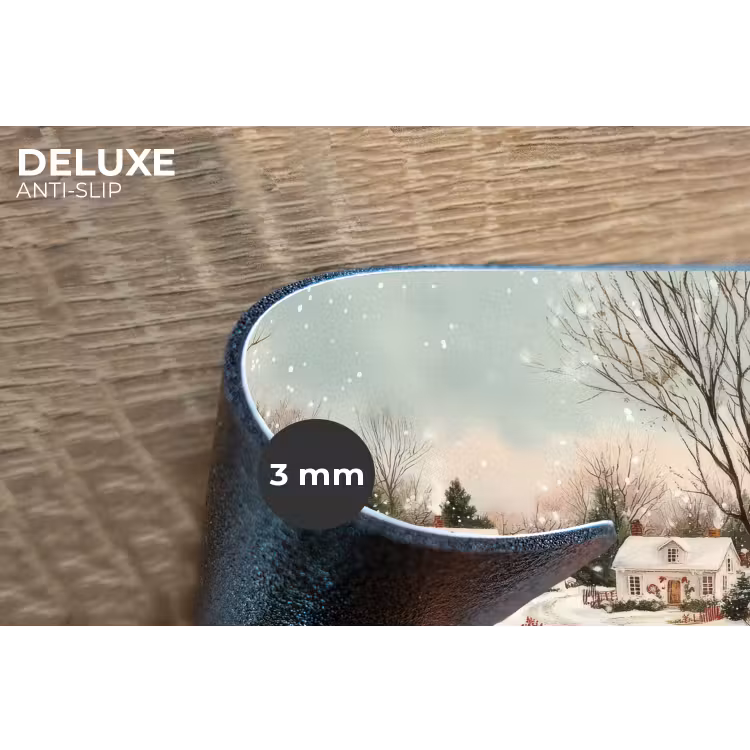 Placemat - 6 stuks - Kerstsfeer - Landelijk - Rood — 4