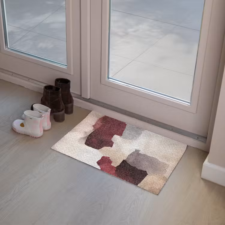 Deurmat - Abstract - Kleurbakken - Rood — 8