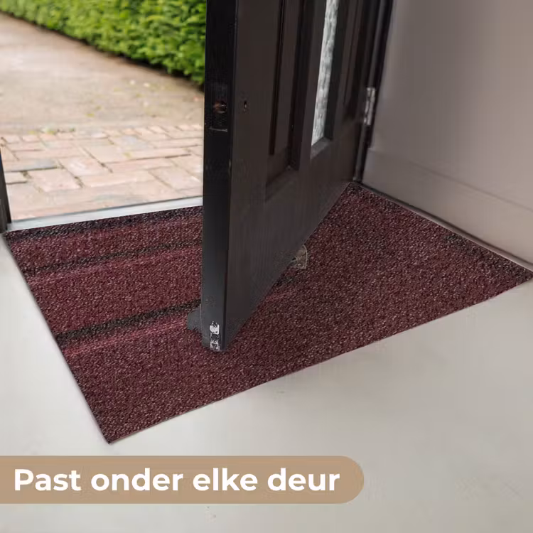 Deurmat - Bordeaux - Sleutelplaat - Hout - Deur — 7