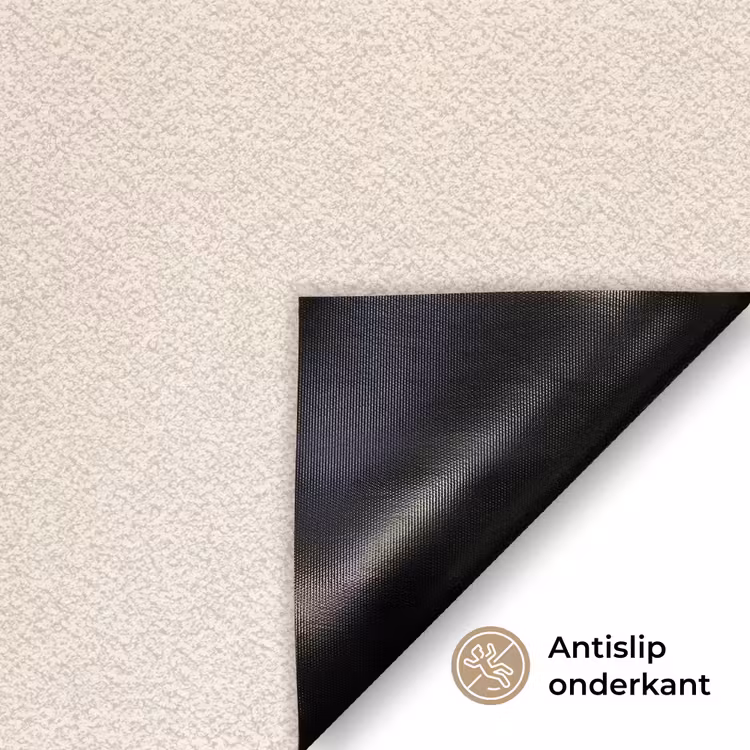 Deurmat - Vormen - Rond - Bladeren - Beige — 6