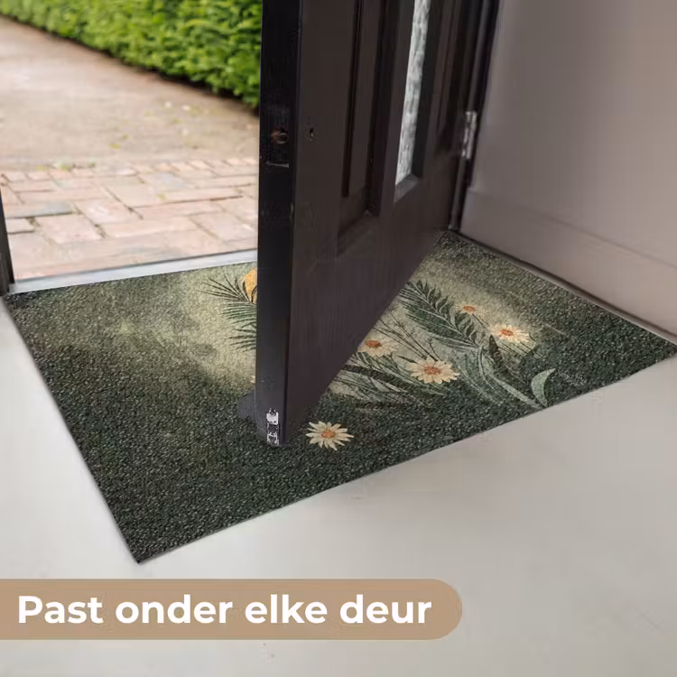 Deurmat - Bloemen - Bladeren - Zon - Groen — 7