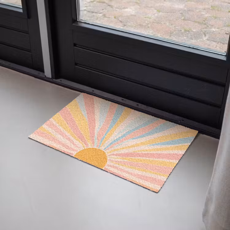 Deurmat - Illustratie - Zon - Pastelkleuren — 2