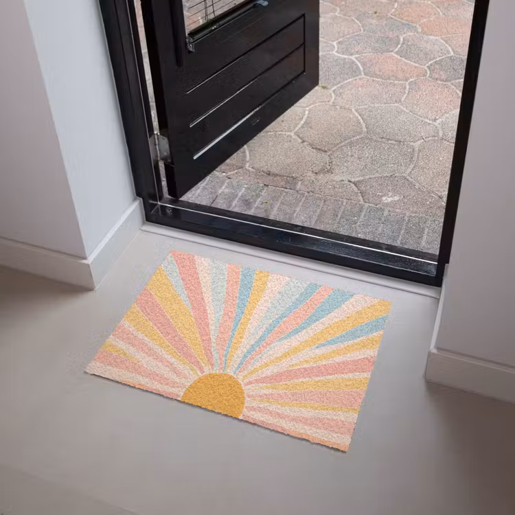 Deurmat - Illustratie - Zon - Pastelkleuren — 4
