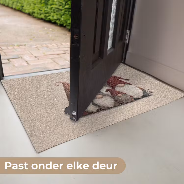 Deurmat - Kabouters - Kerst - Sneeuw - Puntmutsen — 7