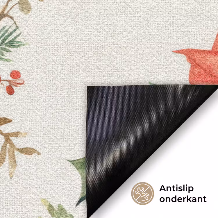 Deurmat - Kerstkrans - Hert - Hulst - Rood — 6