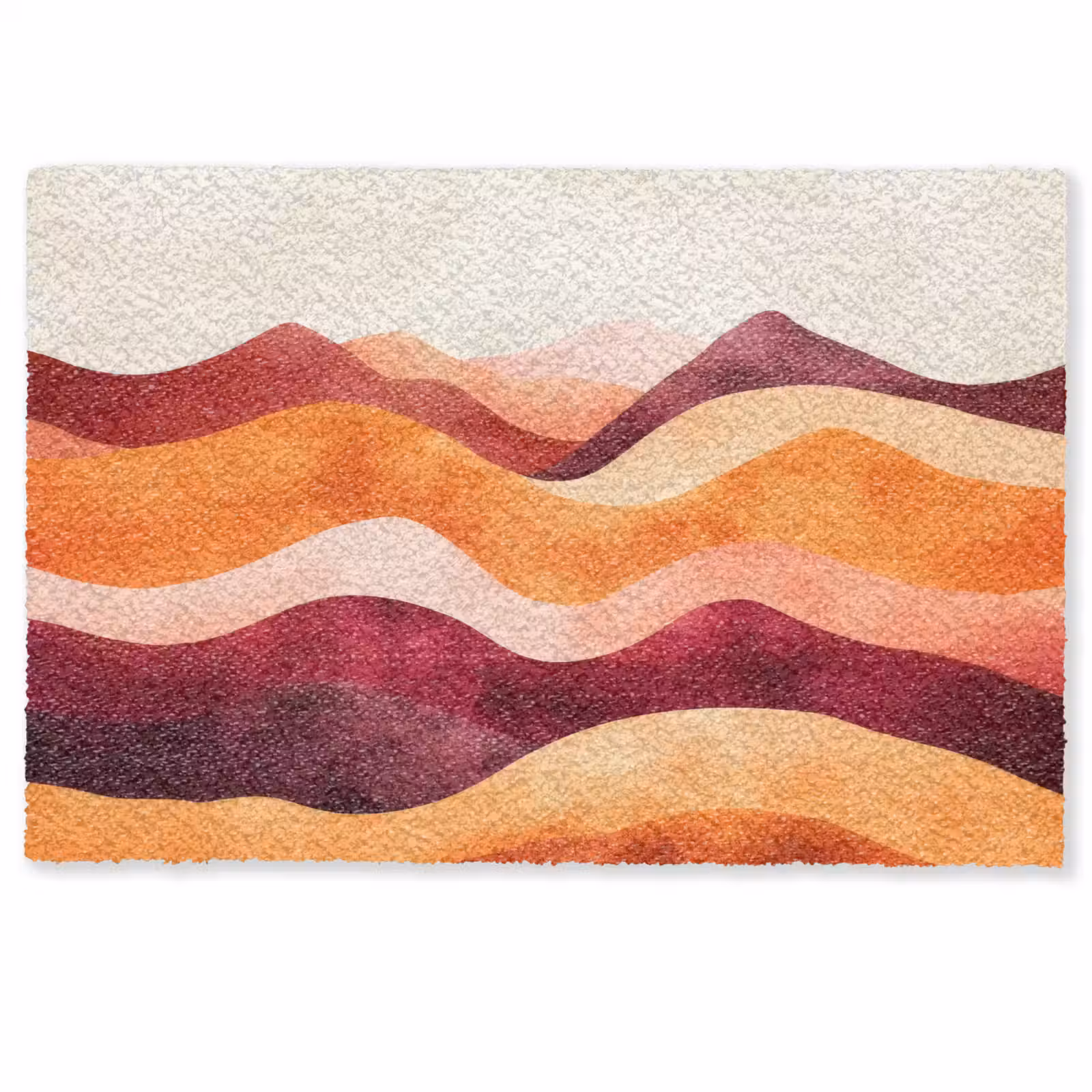 Deurmat - Abstract - Landschap - Golven — 1