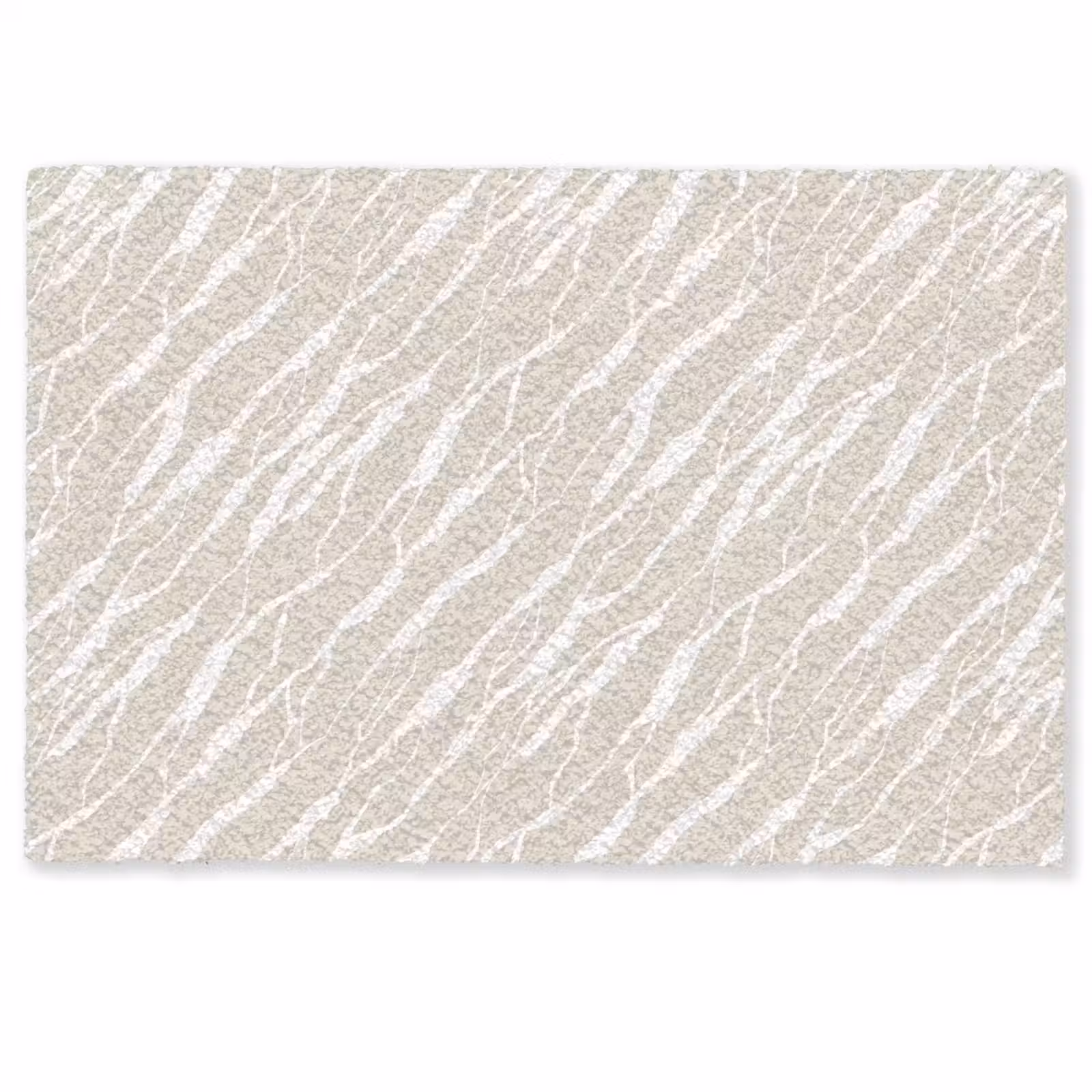 Deurmat - Beige - Wit - Patroon - Structuur — 1
