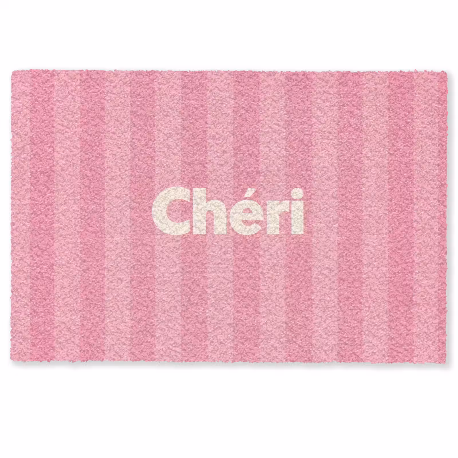Deurmat - Gestreept - Roze - Chéri — 1