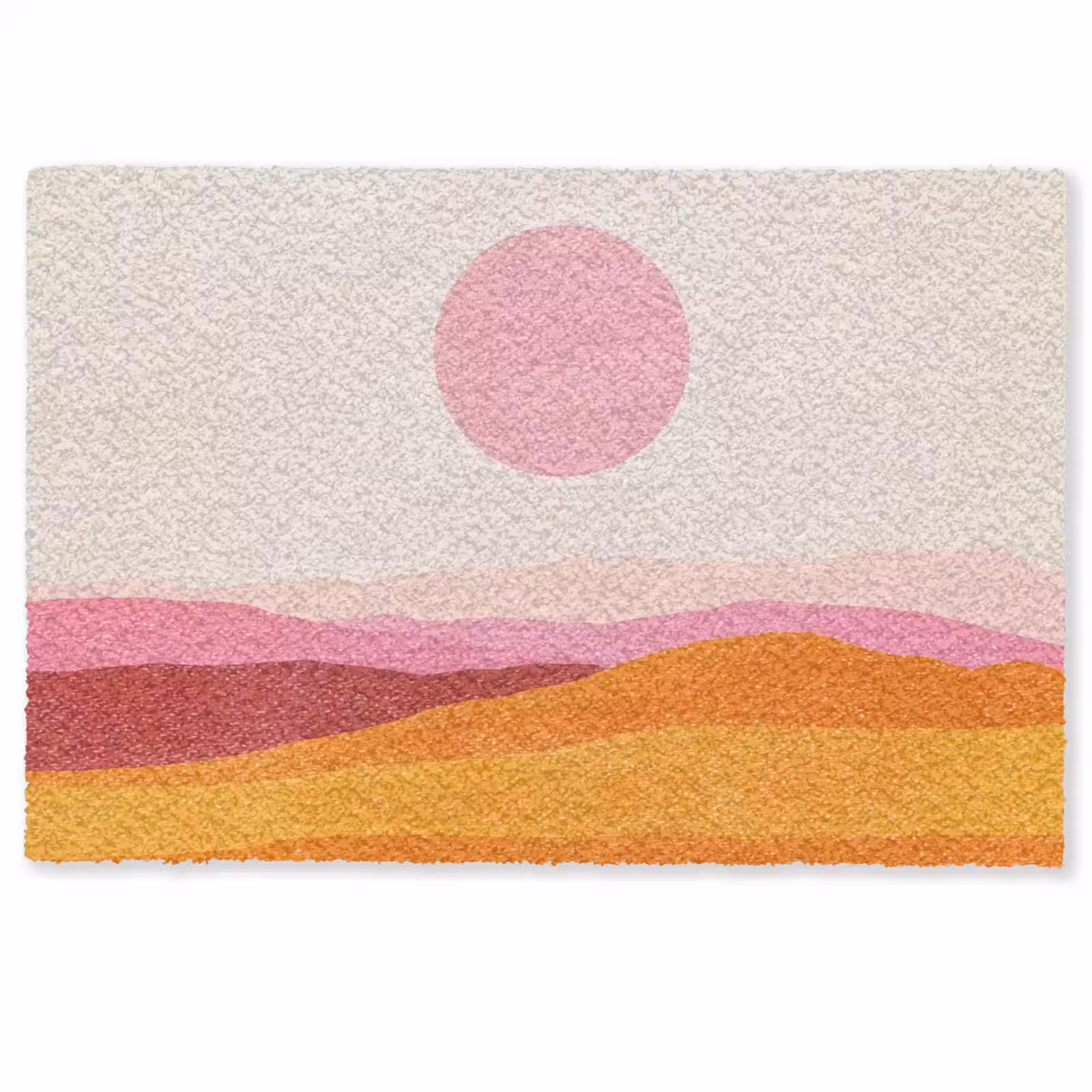 Deurmat - Heuvels - Oranje - Zon - Abstract — 1